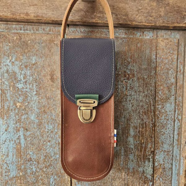 personnalisable prénom sacoche pétanque en cuir lcdjeanne cuir