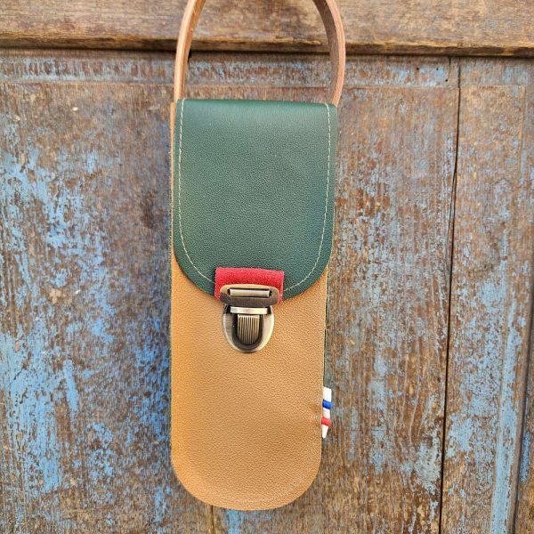 personnalisable prénom sacoche pétanque en cuir lcdjeanne cuir
